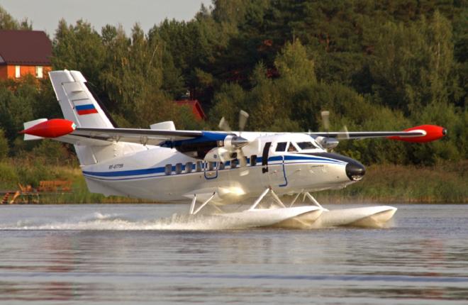 ФОТО: Самолет L-410UVP-E20 на поплавках приступил к испытаниям