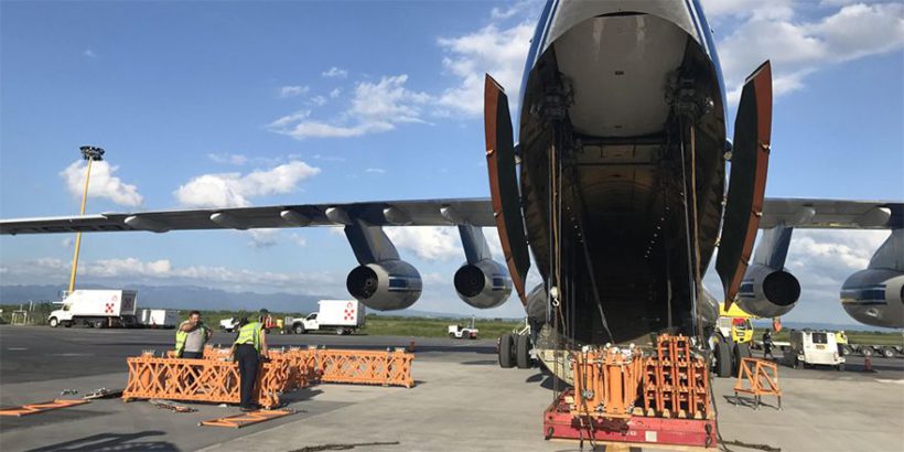 А/к «Волга-Днепр» перевезла тяжёлое машинное оборудование на борту Ил-76