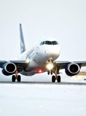 SSJ 100 "Якутии" выкатился за пределы ВПП в аэропорту Якутска