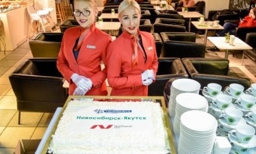 Фоторепортаж с первого рейса Nordwind Новосибирск-Якутск