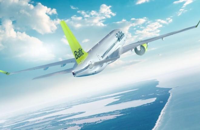 Латвийская airBaltic откроет базы за пределами Прибалтики