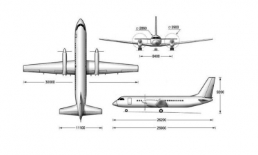 Для Ил-114-300 предложат три варианта компоновки