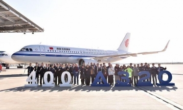 Airbus собрал 400 A320 в Китае