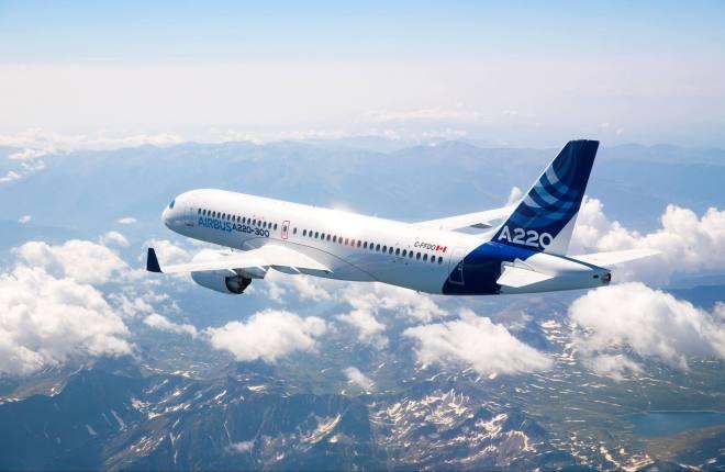 Airbus запустит производство самолетов A220 в США в 2019 году
