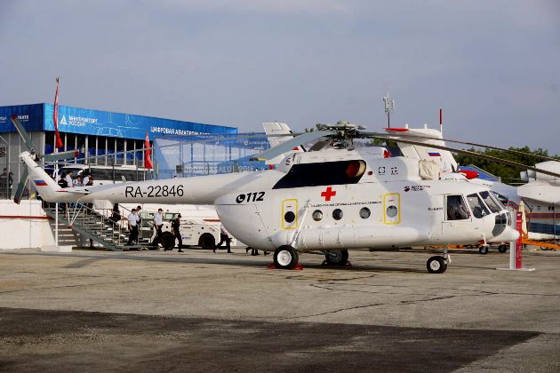 ФОТО: Национальная служба санитарной авиации получила три Ми-8АМТ