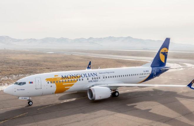 ФОТО: Национальная авиакомпания Монголии получила первый Boeing 737 MAX