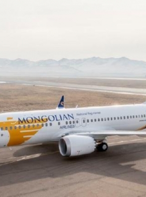 ФОТО: Национальная авиакомпания Монголии получила первый Boeing 737 MAX