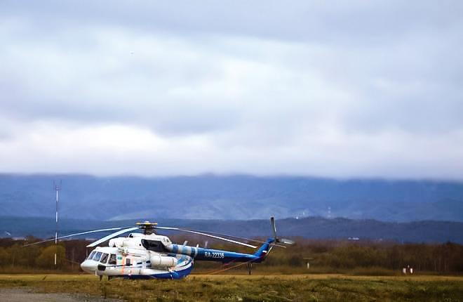 Между тремя Курильскими островами организовали авиаперевозки на вертолетах