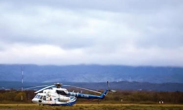 Между тремя Курильскими островами организовали авиаперевозки на вертолетах