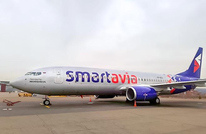 ФОТО: Smartavia получила первый самолет Boeing 737-800