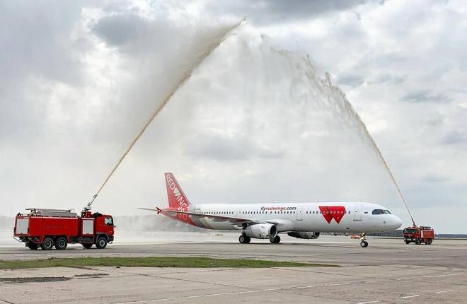 Red Wings получила первый Airbus A321 в новой ливрее