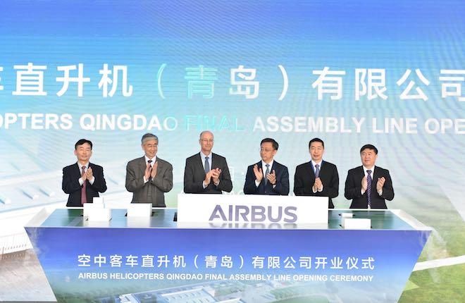 Компания Airbus Helicopters открыла линию финальной сборки в Китае
