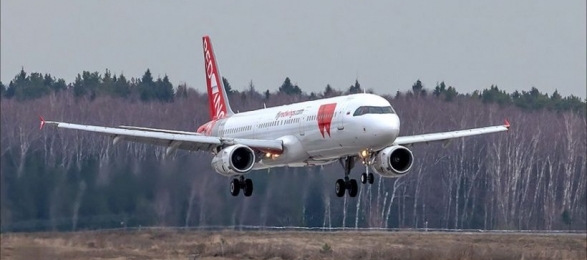 Первый самолёт Red Wings в новой ливрее прибыл в Домодедово