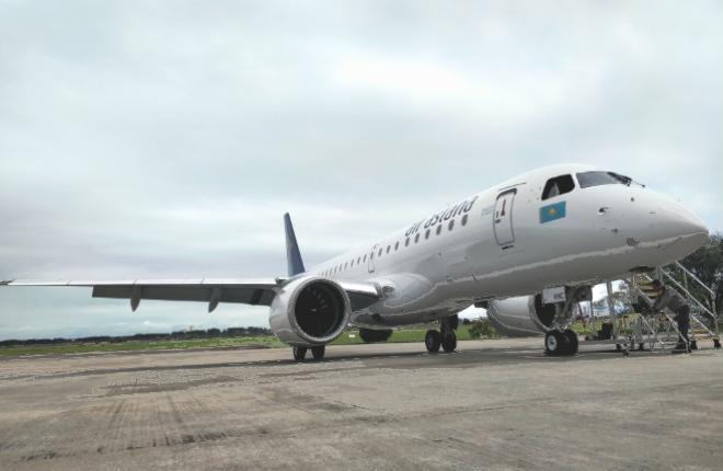 Air Astana получила третий Embraer 190-E2
