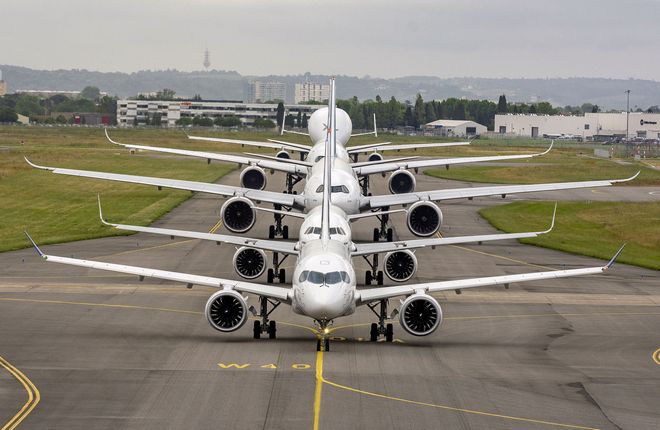 Airbus отметил 50-летний юбилей