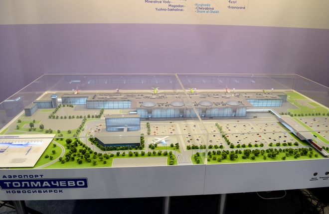 Аэропорт Толмачево показал детальный макет нового терминала