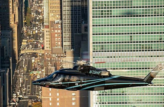 Uber запускает в Нью-Йорке вертолетное такси