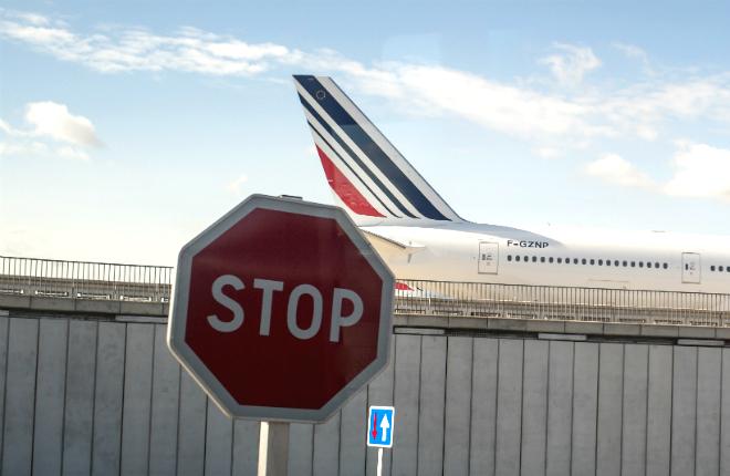 Air France покидает зимний Киев
