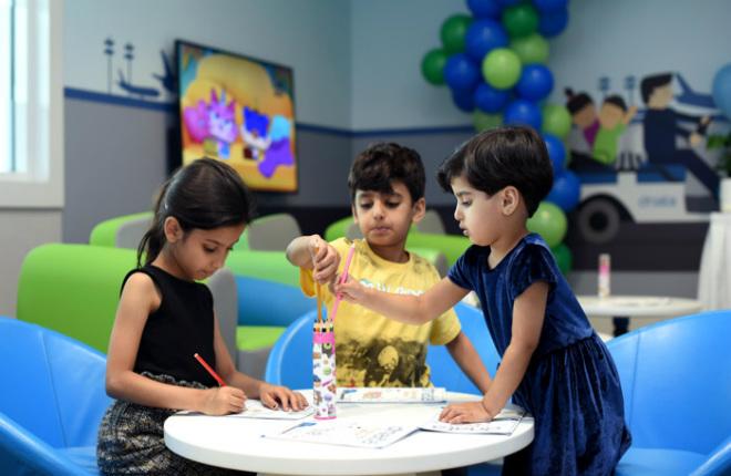 В международном аэропорту Дубая появился зал для детей, путешествующих без сопровождения
