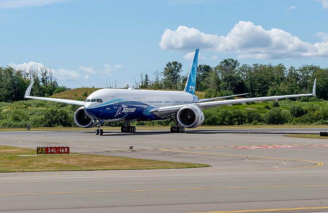 Первый полет самолета Boeing 777Х отложен на 2020 г.