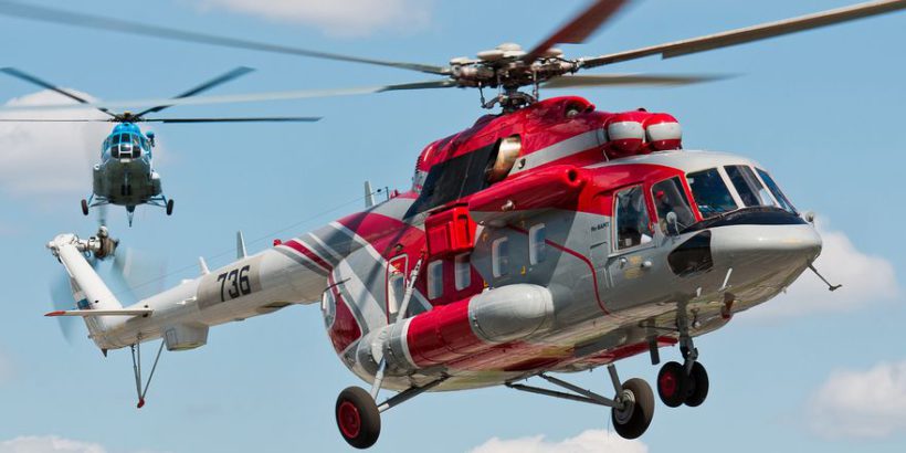 Авиакомпания «СКОЛ» досрочно получила партию вертолётов Ми-8АМТ