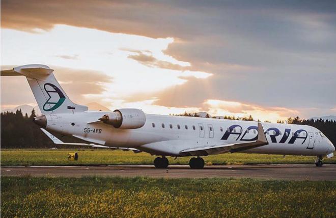 Словенская Adria Airways приостановила полеты