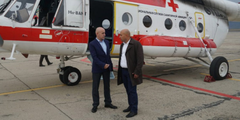 Дагестан получил медицинский вертолёт Ми-8АМТ