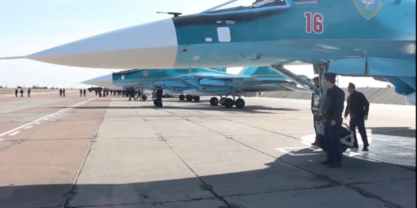 Авиаполк в Челябинской области завершил формирование второй эскадрильи бомбардировщиков Су-34