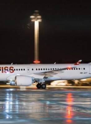 Swiss начала возвращать к полетам самолеты Airbus A220 после инцидента с двигателем