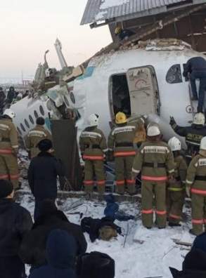 В Казахстане потерпел катастрофу самолет местной авиакомпании Bek Air