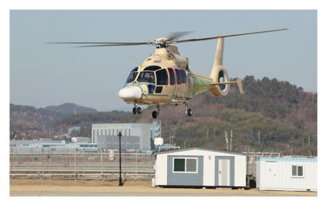 В Южной Корее состоялся первый полет перспективного легкого вертолета