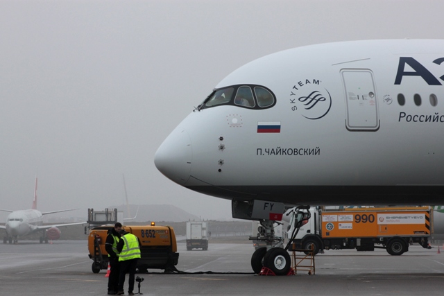 ФОТО: Авиакомпания «Аэрофлот» стала первым в СНГ и Восточной Европе эксплуатантом Airbus A350-900