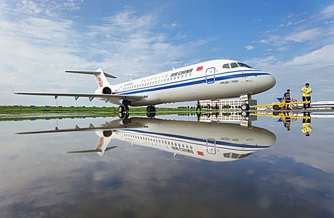 Три крупнейшие китайские государственные авиакомпании получили первые ARJ21