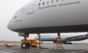 Первый российский самолет Airbus A350 долетал до A-check в Гонконге