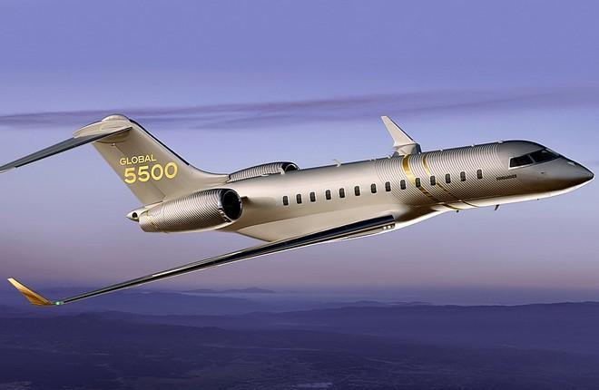 Первый Bombardier Global 5500 введен в эксплуатацию