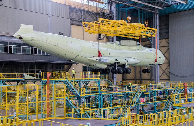 Собран первый фюзеляж самолета Ил-76МД-90А по бесстапельной технологии