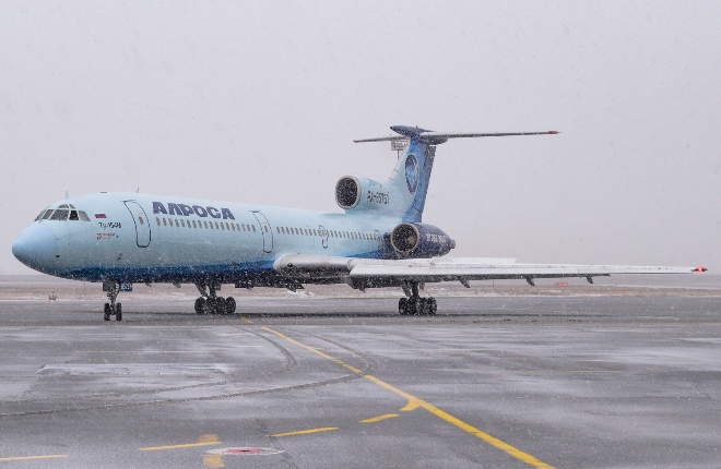 Фоторепортаж о заключительном рейсе последнего в России гражданского Ту-154