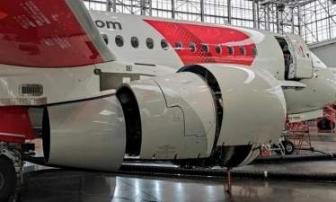 S7 Technics выполнила первое ТО самолета Superjet 100 авиакомпании Red Wings