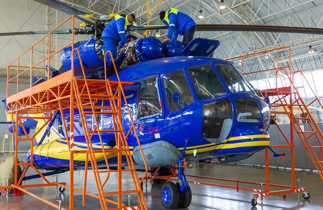 Строительство первого в Каспийском регионе центра ТОиР вертолетов Миль завершится к концу года