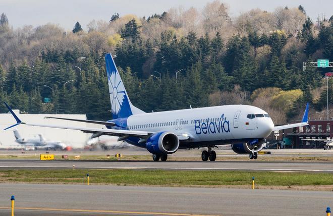Авиакомпания "Белавиа" получила первый Boeing 737MAX-8