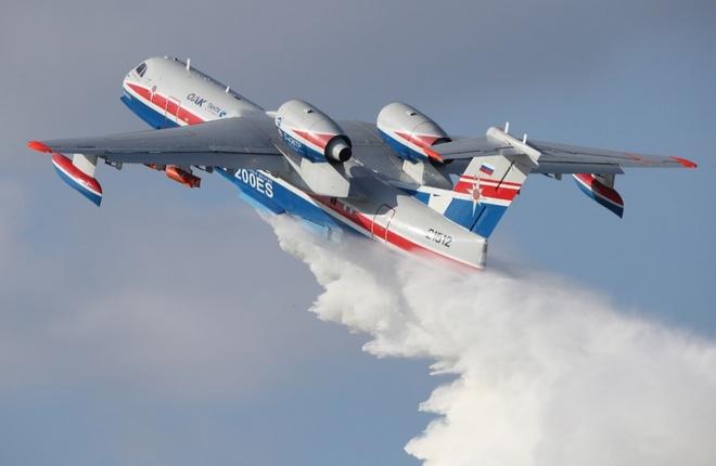 Российская промышленность подписала второй договор на использование Бе-200ЧС для тушения пожаров за рубежом