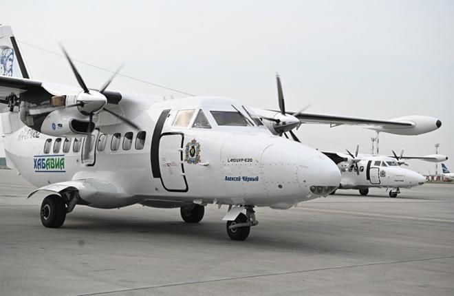 Авиакомпания «Хабаровские авиалинии» пополнила парк двумя новыми самолетами L-410