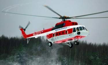 Северная база авиационной охраны лесов РФ получила два из шести вертолетов Ми-8МТВ-1