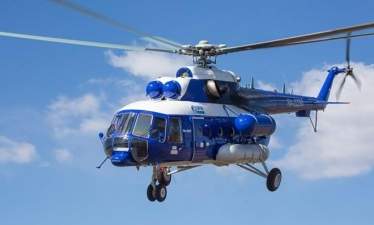 Авиакомпания "Газпром авиа" получает два новых вертолета Ми-8АМТ