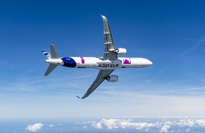 Ультрадальний Airbus A321XLR совершил первый полет