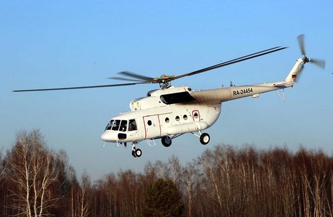 Авиакомпания "КрасАвиа" получит три новых вертолета Ми-8МТВ1 в этом году