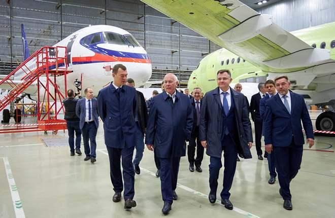 Налет самолетов Superjet 100 в России превысил 100 тыс. летных часов за полгода