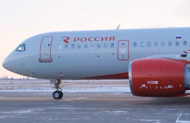 ФОТО: Опытный самолет МС-21-300 в цветах авиакомпании "Россия"