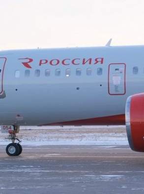 ФОТО: опытный самолет МС-21-300 в цветах авиакомпании &#171;Россия&#187;