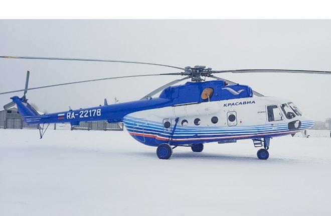 Флот авиакомпании «КрасАвиа» пополнился новым вертолетом